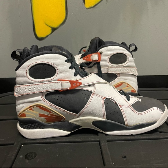 Nike Air Jordan 8 Retro LS 'Black Toe' Men's Basketball Sneaker Size 11.5 NEW - Picture 5 of 9